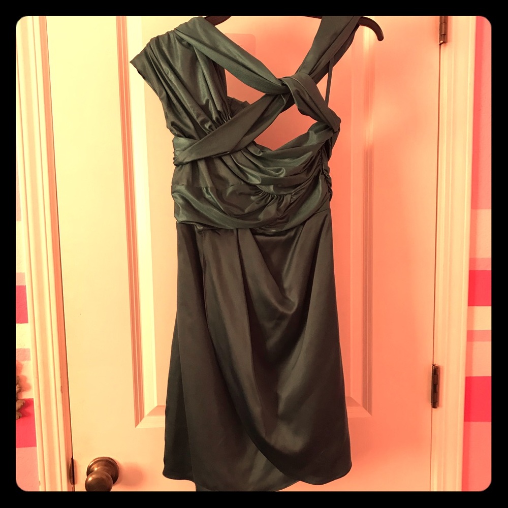 BCBGeneration teal cocktail dress